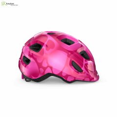 MET Helmets Hooray Çocuk Kask Pink Hearts