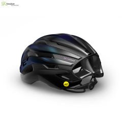 MET Helmets Trenta 3K Carbon Mips Road Kask Blue Iridescent