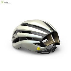 MET Helmets Trenta 3K Carbon Mips Road Kask Vanilla Ice Gold / Matt
