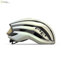 MET Helmets Trenta 3K Carbon Mips Road Kask Vanilla Ice Gold / Matt