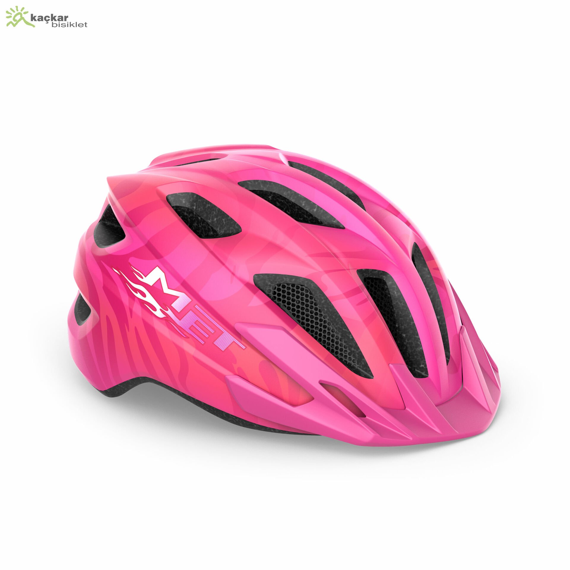 MET Helmets Crackerjack Çocuk ve Genç Kaskı Pink