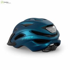 MET Helmets Crossover Trekking And City Oversize Kask Blue Metallic / Matt