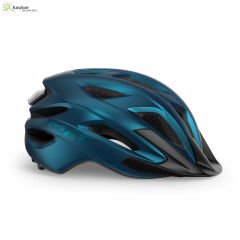 MET Helmets Crossover Trekking And City Oversize Kask Blue Metallic / Matt