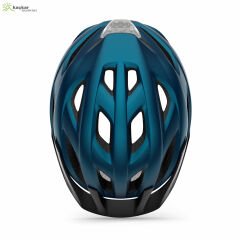 MET Helmets Crossover Trekking And City Oversize Kask Blue Metallic / Matt