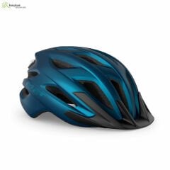 MET Helmets Crossover Trekking And City Oversize Kask Blue Metallic / Matt