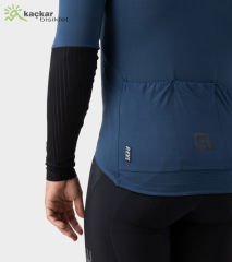 ALE R-EV1 Warm Race 2.0 Long Sleeve Jersey Air Force Blue