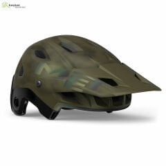 MET Helmets Parachute MCR Mips Full Face Kask Kiwi Iridescent
