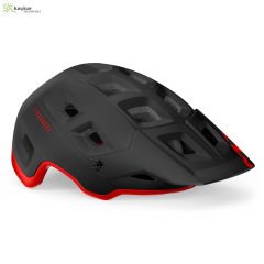 MET Helmets Terranova Mtb Kask Black Red / Matt Glossy