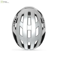 MET Helmets Vinci Mips Road Kask White Silver / Glossy