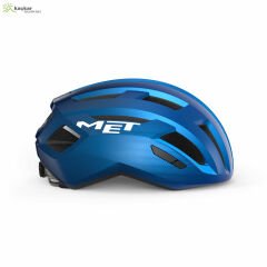 MET Helmets Vinci Mips Road Kask Blue Metallic / Glossy