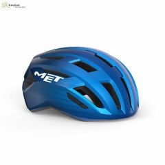 MET Helmets Vinci Mips Road Kask Blue Metallic / Glossy