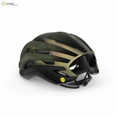 MET Helmets Trenta Mips Road Kask Olive Iridescent / Matt