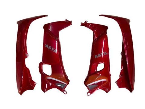 ASYA 100-7 SAĞ SOL İÇ DIŞ DİZLİK TAKIM KIRMIZI ORJİNAL