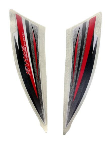 TVS WEGO ARMA ETİKET TAKIMI YENİ MODEL BEYAZ