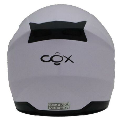 COX SR-G YARIM KASK BEYAZ GÜNEŞ VİZÖRLÜ