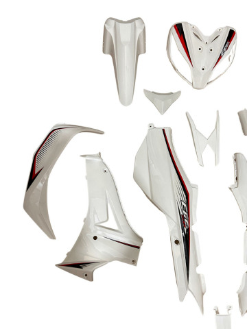 KUBA CUP100 EGE KAPORTA SETİ BEYAZ 13 PARÇA