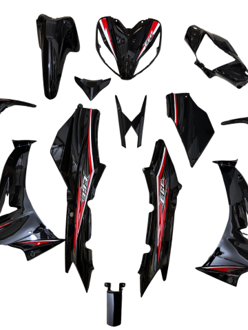 KUBA CUP100 EGE KAPORTA SETİ SİYAH 13 PARÇA