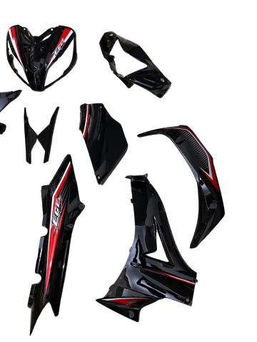 KUBA CUP100 EGE KAPORTA SETİ SİYAH 13 PARÇA