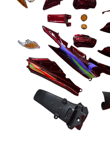 MONDİAL FT110 KOMPLE KAPORTA SETİ KIRMIZI 19 PARÇA İTHAL