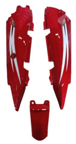 SALCANO ALTAY 100-125 SAĞ SOL SELE ALTI STOP ÜSTÜ KIRMIZI TAKIM 3 PARÇA ORJİNAL