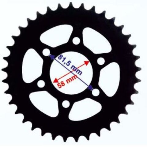 BAJAJ PULSAR NS200 ARKA DİŞLİ 520-38 DİŞ