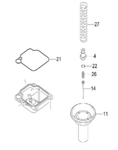 MODENAS GT135 GAZ PİSTON TIRNAĞI 4 NOLU PARÇA ORJİNAL
