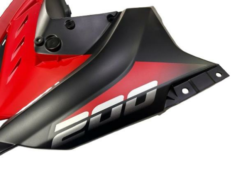 PULSAR BAJAJ RS200 EURO 4 SOL YAN PANEL KIRMIZI ORJİNAL