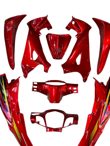 MOTORAN TORRO KAPORTA SETİ KIRMIZI FAR VE STOPLU 18 PARÇA