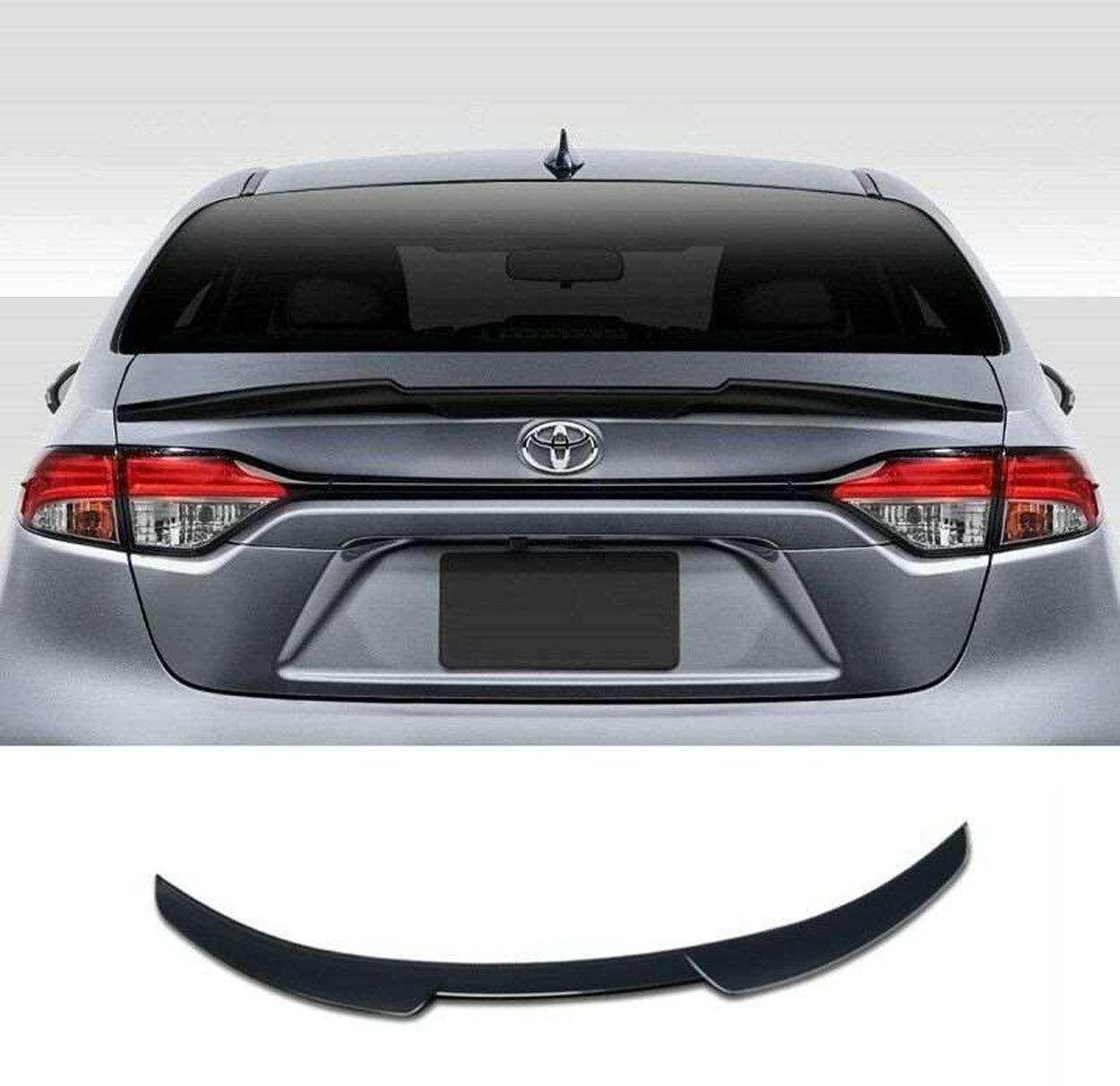 Toyota Corolla Uyumlu 2019 Sonrası Spoiler (Boyasız) Parça