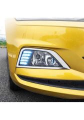 Volkswagen Polo Uyumlu Sis Farı Çerçevesi -2017 Paslanmaz Çelik Parça