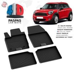 Mini Cooper Countryman 4D Araca Özel Havuzlu Kauçuk Paspas 2010-2017