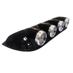 Space Offroad Sis Lambası 12X4 Led Yuvarlak Siyah /Lass243