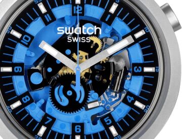 Swatch SB07S106 AZURE BLUE DAZE Kol Saati