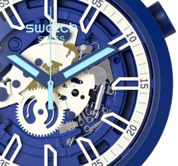 Swatch SB01N102 ISWATCH BLUE Kol Saati