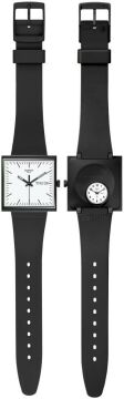 Swatch SO34B700 WHAT IF…BLACK? Kol Saati