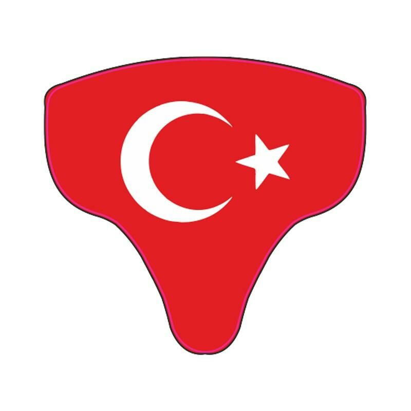 Türk Bayrağı Mondial Mh Drift 2011 - 2020 Uyumlu Siperlik Sticker