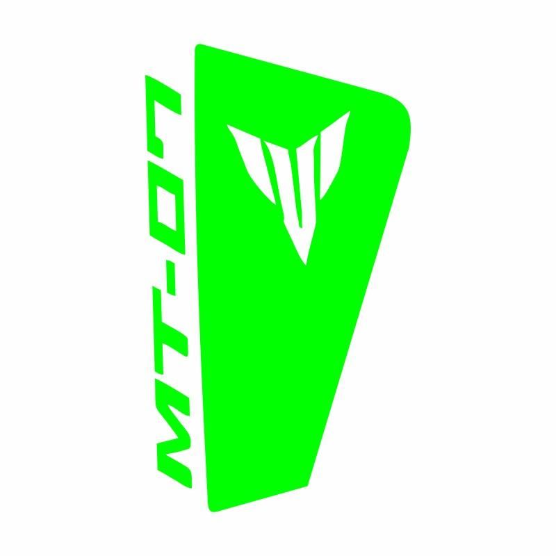 Yamaha Mt07 2014 - 2017 Uyumlu Yeşil Siperlik Sticker Set