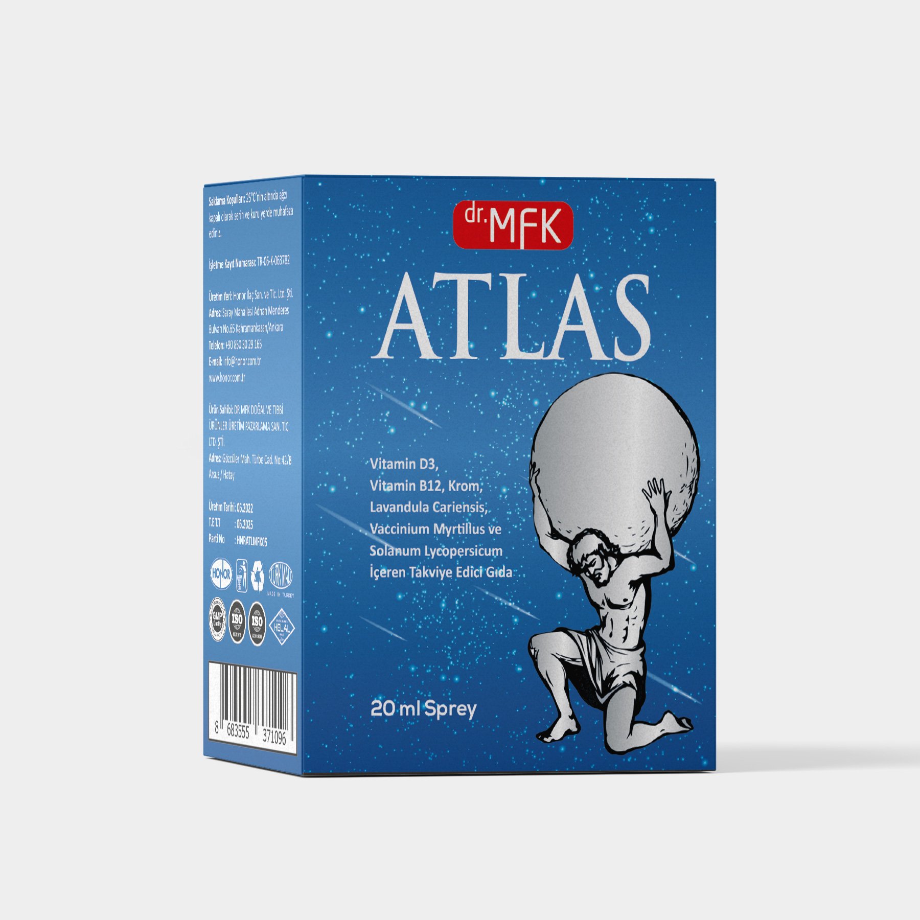 D VİT B12  KROM PİKOLİNAT Atlas Oral Sprey