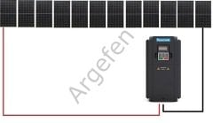 4kW 4000 Watt 5.5Hp 3 Faz Sürücülü 5.400Watt Solar Panelli Sulama Paket-6