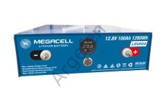 Megacell Lifepo4 12.8V 100Ah Lityum Demir Fosfat Akü