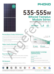 555 Watt  Half Cut Monokristal Perc Yeni Nesil Güneş (Solar) Panel 10BB