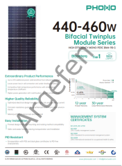 460 Watt  Half Cut Monokristal Perc Yeni Nesil Güneş (Solar) Panel 9BB