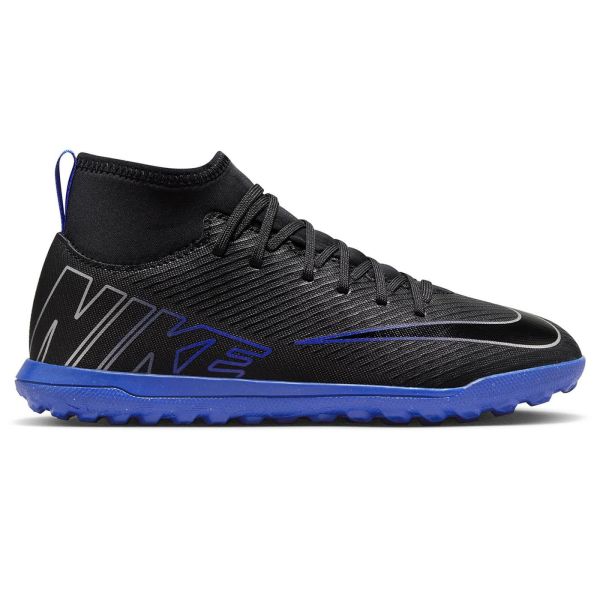 Nike Jr Superfly 9 Club Tf Çocuk Siyah Halı Saha Ayakkabısı(DAR KALIP)