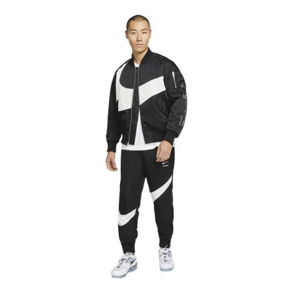 Nike Sportswear Swoosh Therma-Fit Synthetic-Fill Reversible Bomber Full-Zip Erkek Mont