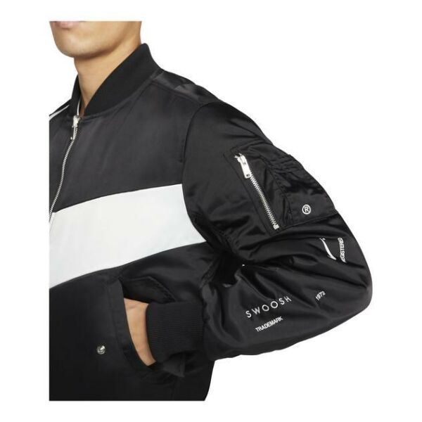 Nike Sportswear Swoosh Therma-Fit Synthetic-Fill Reversible Bomber Full-Zip Erkek Mont