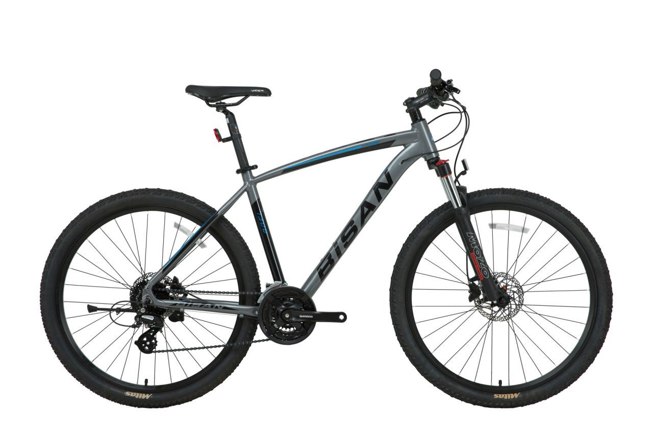 Bisan MTX 7300 26 Jant Dağ Bisikleti Gri-Mavi 43 cm