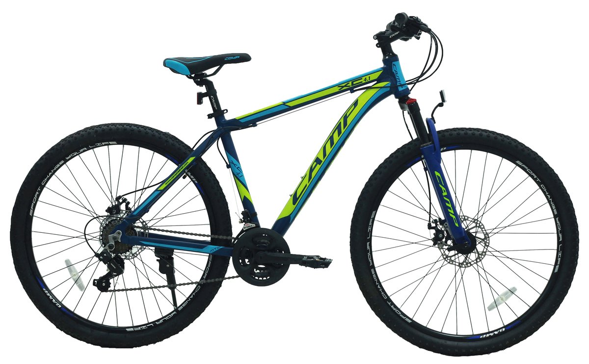 Camp Xc 4.2 Mekanik Disk 29 Jant Dağ Bisikleti Mavi-Yeşil 46 cm