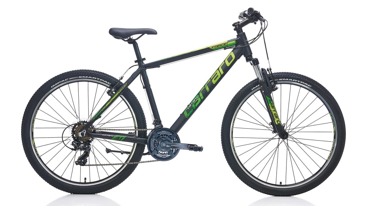 Carraro Force 700 21 Vites 27.5 Jant Dağ Bisikleti Siyah-Yeşil 38 Cm