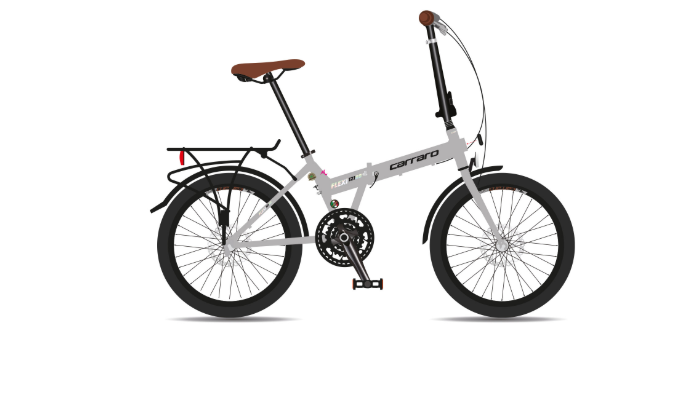 Carraro Flexi 121 D Katlanır Bisiklet Gri-Siyah