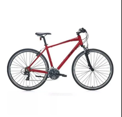 Carraro Sportive 220 28 Jant 21 Vites Şehir Bisikleti Mat Krom Kırmızı-Siyah